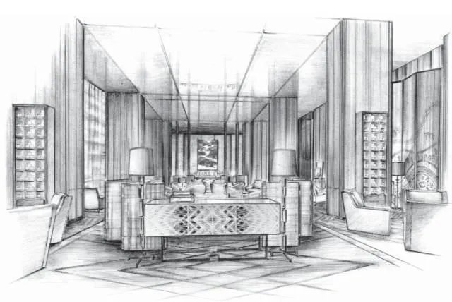 室内-手绘原稿与设计理念