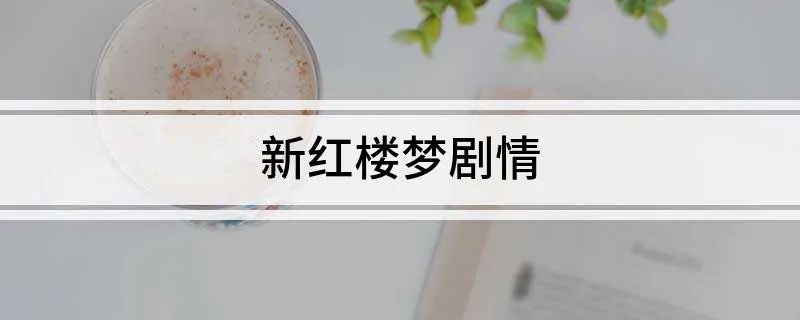 新红楼梦剧情