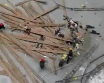 广州在建电厂坍塌是真的吗？