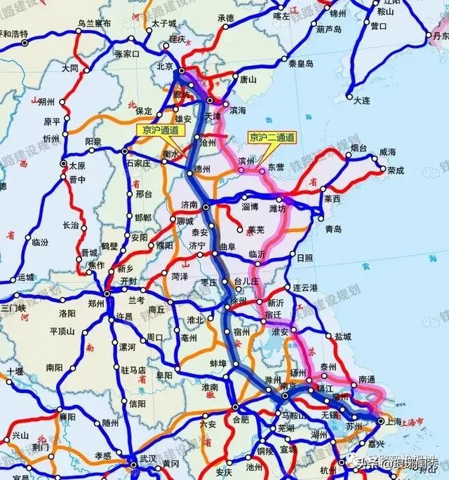 京沪二线和京沪高铁路线有什么不同？