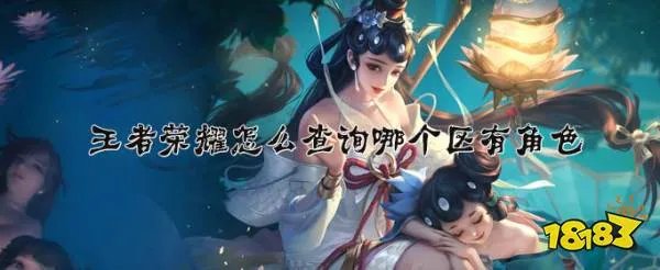 王者荣耀怎么查询哪个区有角色 王者荣耀查询角色方法