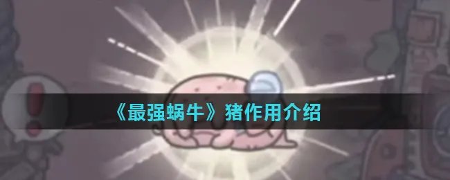 《最强蜗牛》猪作用介绍