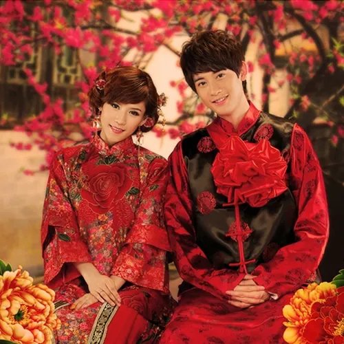 秀禾服婚纱照图片欣赏 婚礼秀禾服要怎么搭配