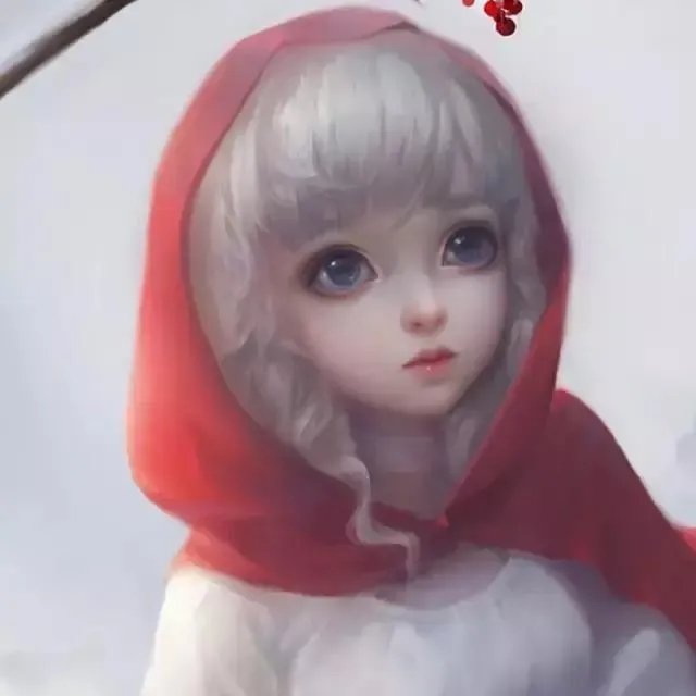 请问谁有现代手绘美女图片？