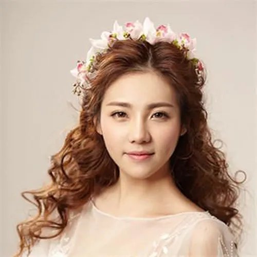 可爱新娘发型图片欣赏 2017五款流行的可爱新娘发型