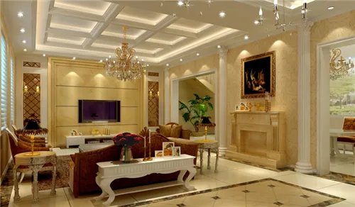 欧式电视背景墙装修效果图大全 2016欧式背景墙设计方案