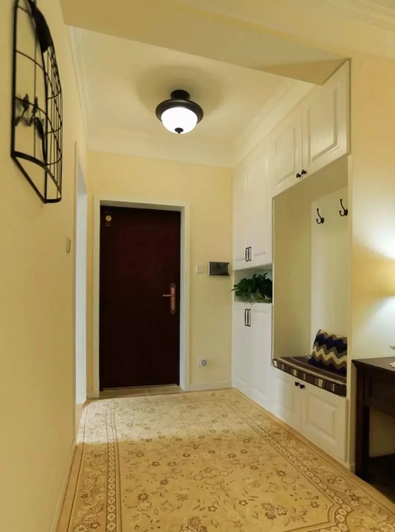 鞋柜+换鞋凳很美组合，进门再也不用站着换鞋了！