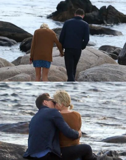 泰勒抖森海边热吻照曝光 网友疑问霉霉会将汤姆写进歌里吗？