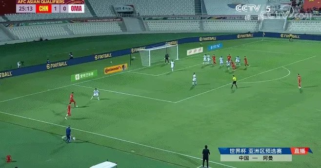 世预赛直播:国足vs阿曼，武磊抽射破门洛国富错失良机