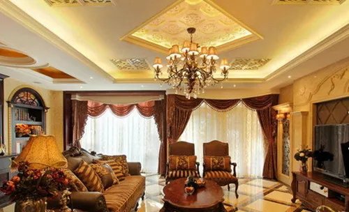 客厅欧式吊灯效果图   4款时尚典雅的客厅欧式吊灯