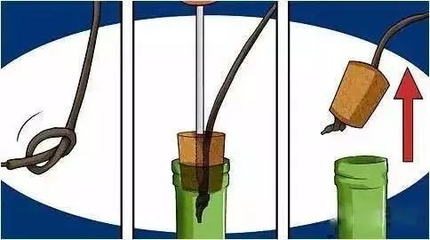 没有开瓶器，葡萄酒怎么打开？