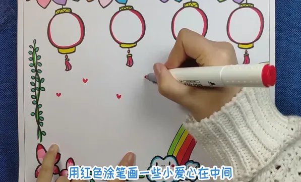 欢度新年手抄报 欢度新年手抄报图片简单又漂亮