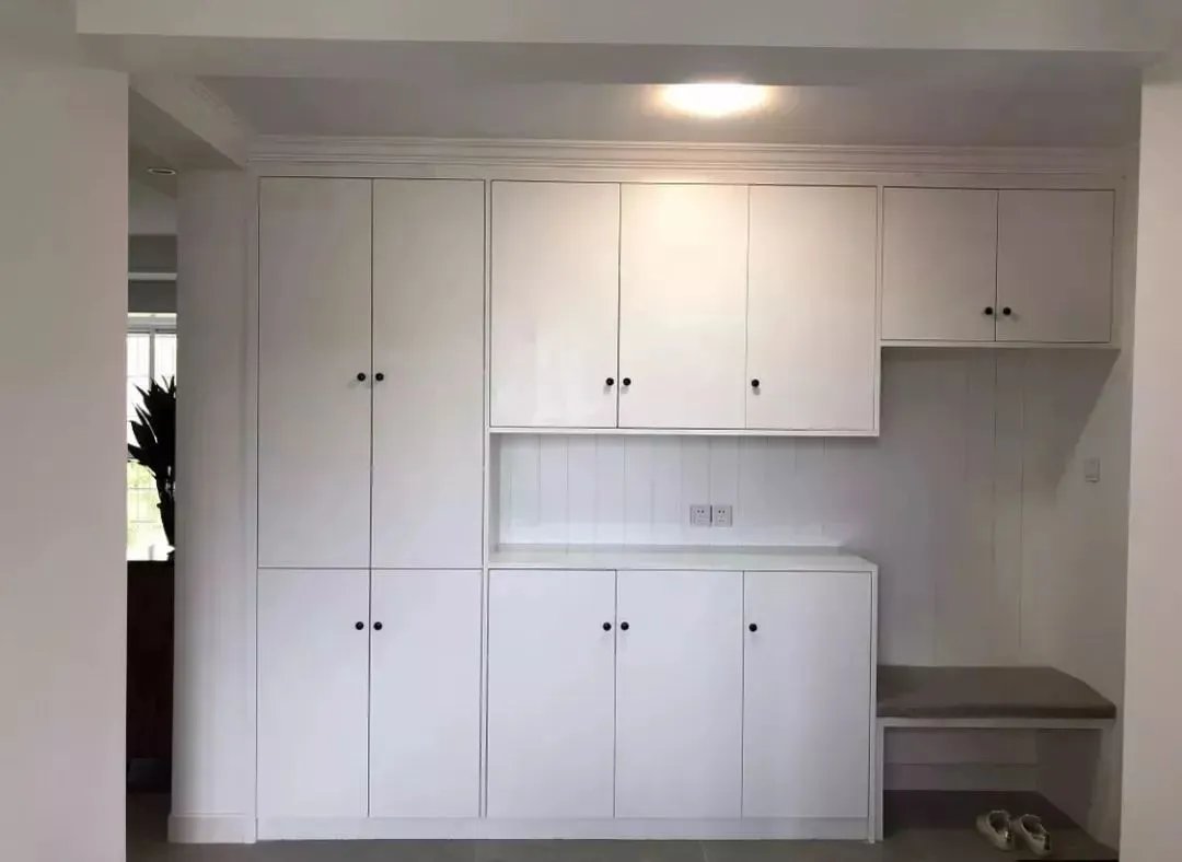 鞋柜+换鞋凳很美组合，进门再也不用站着换鞋了！