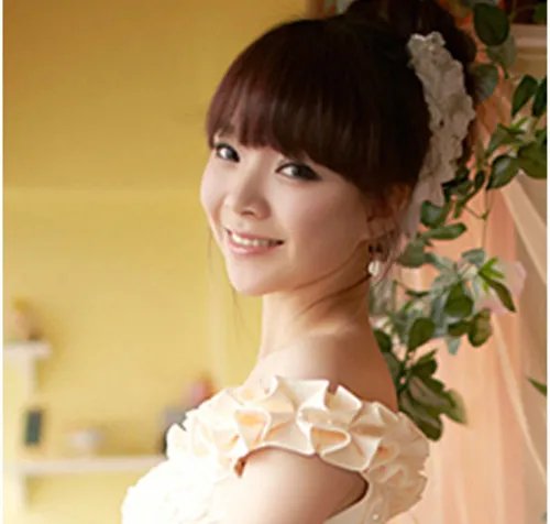 刘海新娘发型图片欣赏  如何打造齐刘海发型