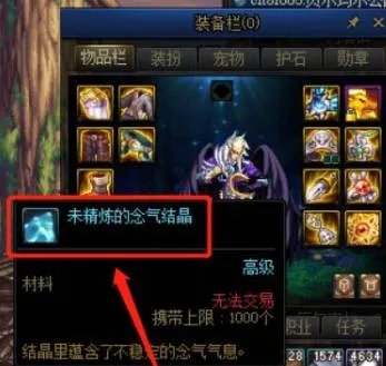 未精炼的念气结晶是干什么用的