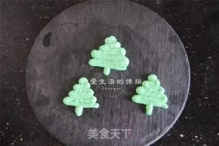 圣诞树奶油蛋糕