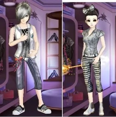 qq炫舞搭配几件情侣装