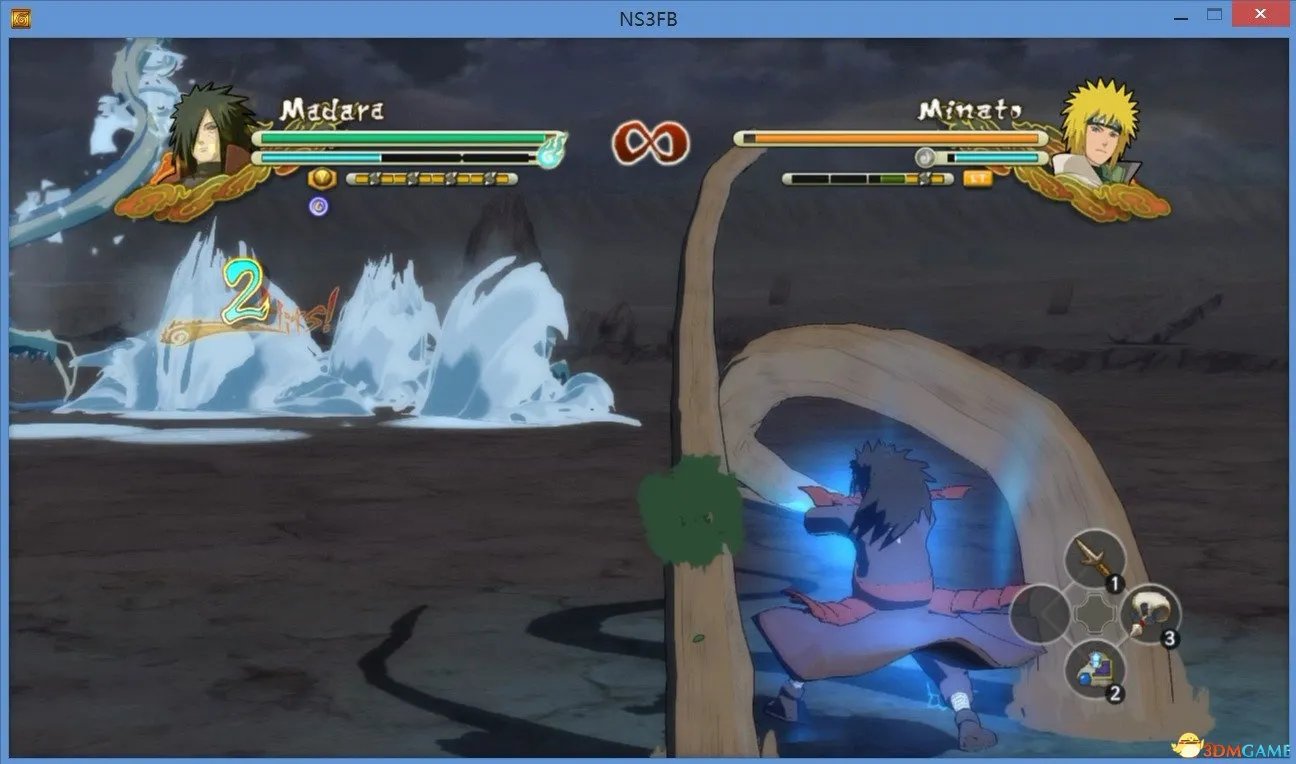 火影忍者：究极风暴3 PC版 斑用技能放瀑布MOD