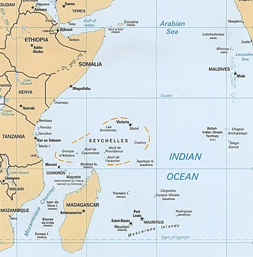 塞舌尔岛位于什么地方