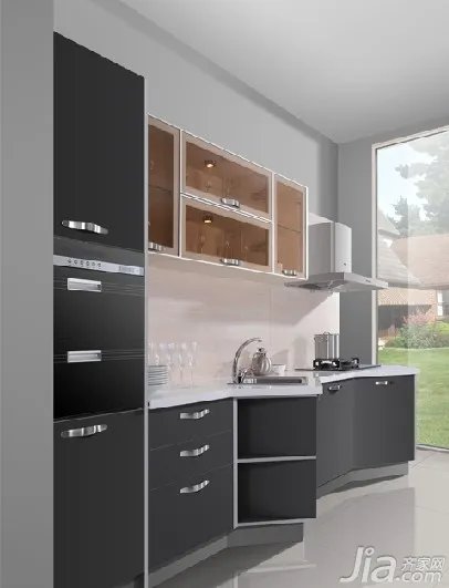 海尔整体橱柜效果图 高清海尔橱柜图片