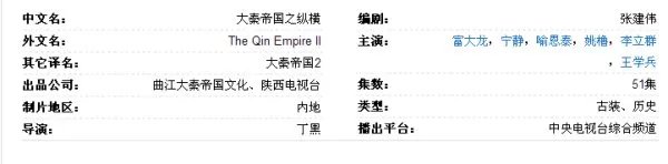 大秦帝国之纵横电视剧全集一共多少集？