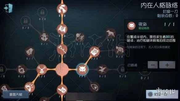 《第五人格》天赋加点 现版本全人格天赋加点技巧图