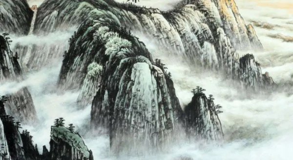 万壑树参天，千山响杜鹃，是什么意思