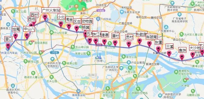 2021广州地铁5号线路图 广州地铁5号线站点图及运营时间表