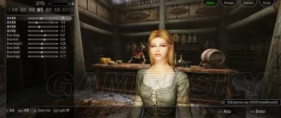 《上古卷轴5》Racemenu捏脸及制作独立美化随从教程