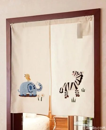 小小门帘方便好看  这样设计很个性