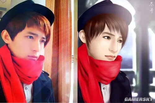 国人威武！中国版二次元 vs 三次元唯美对比图