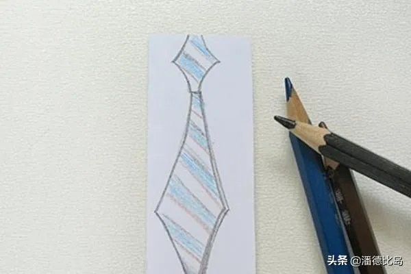 衬衫领带”特色父亲节贺卡的手工制作方法?