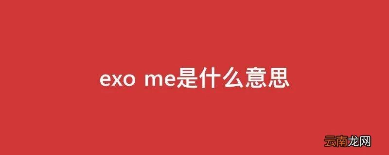 exo me是什么意思