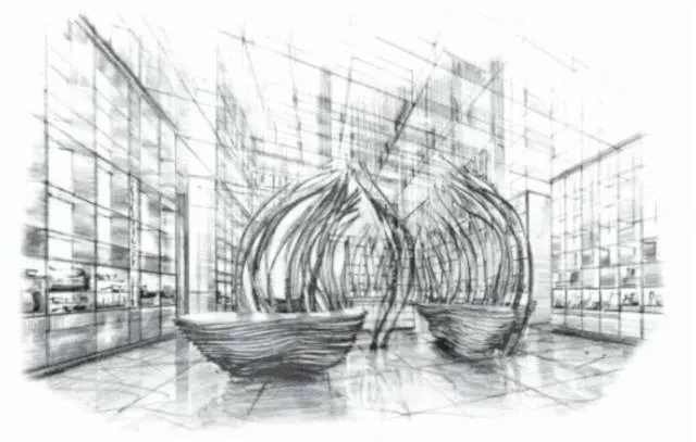 室内-手绘原稿与设计理念