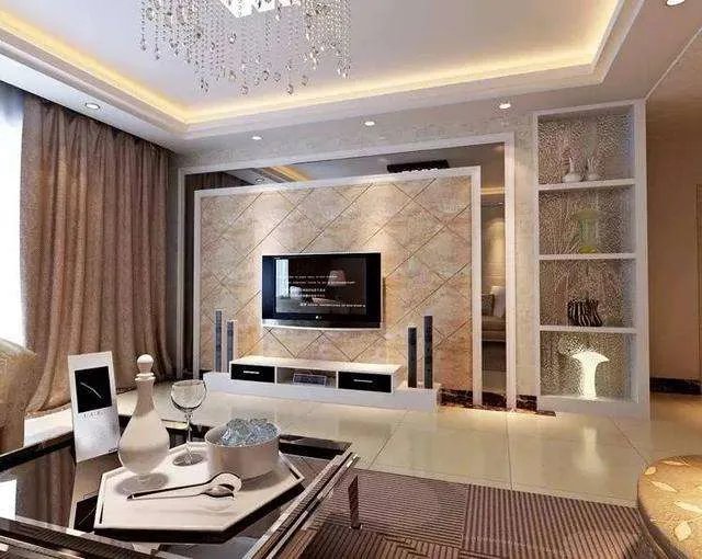 装修电视墙简单大方好看的价格   电视墙简单的设计方法