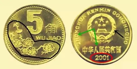 梅花五角硬币中,最值钱的一枚是什么?