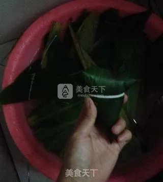 儿时的最爱--花生红豆粽子
