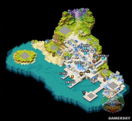 冒险岛2生活技能解析 挖矿及采集专属地图一览