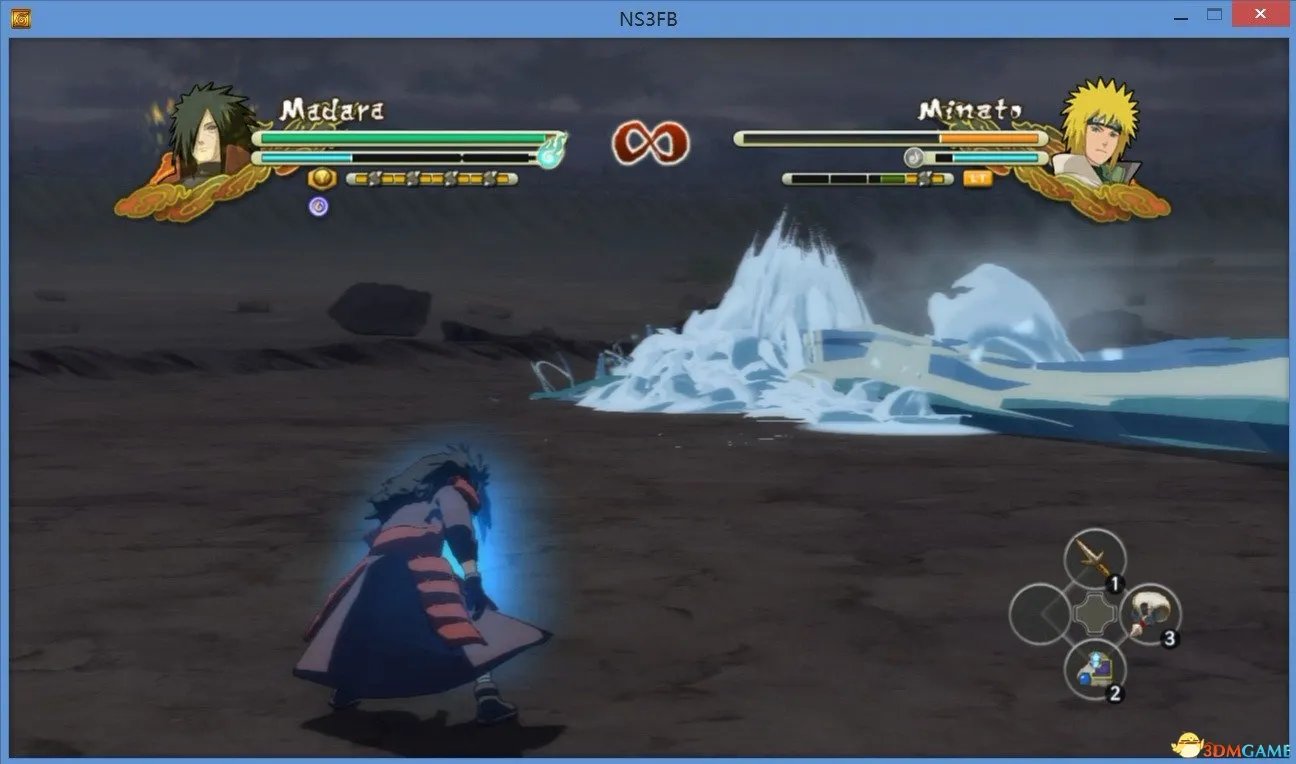 火影忍者:究极风暴3 PC版 斑用技能放瀑布MOD