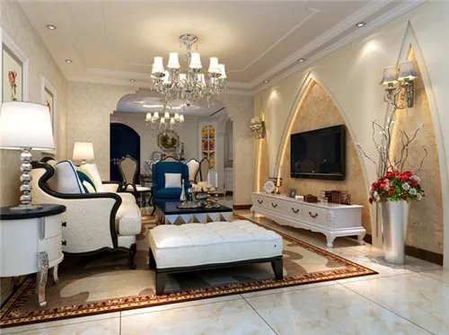 欧式电视背景墙装修效果图大全 2016欧式背景墙设计方案