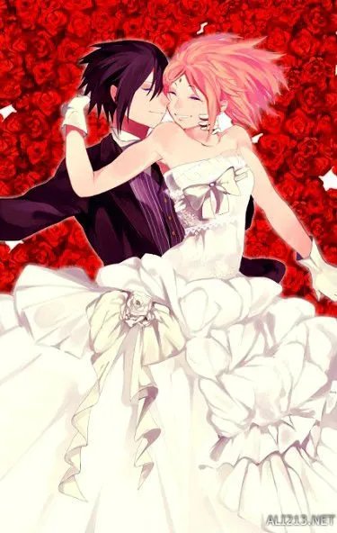 火影忍者最美婚纱照出炉 鸣雏 佐樱有情人终成眷属！