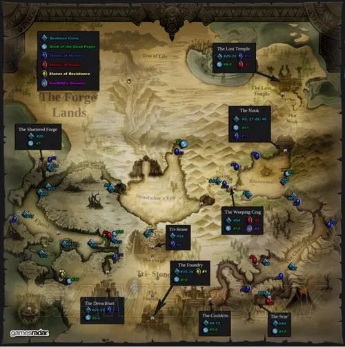 《暗黑血统2》梦魇难度心得及全物品收集地图